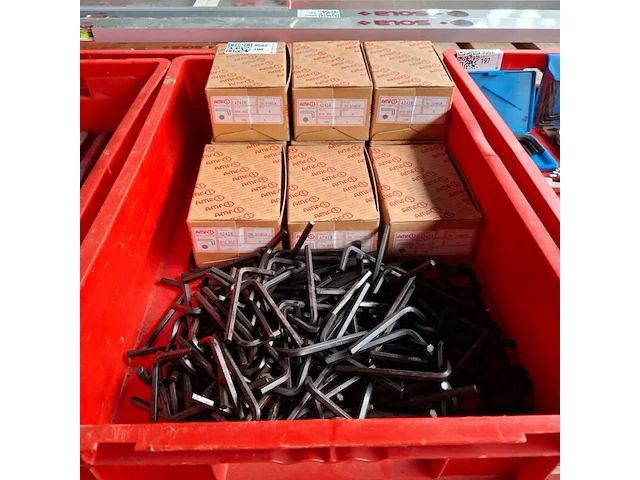 Ca. 500x inbussleutel amf , 6mm - afbeelding 1 van  3