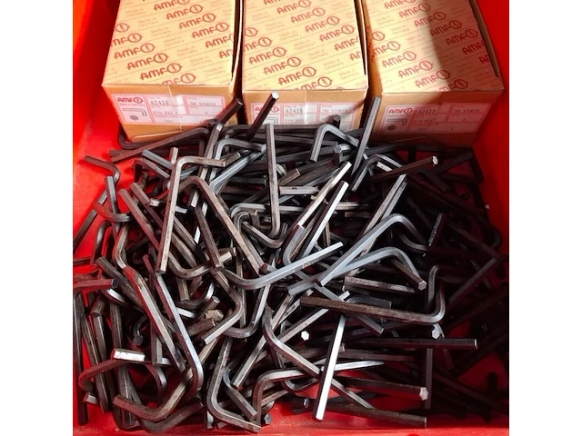 Ca. 500x inbussleutel amf , 6mm - afbeelding 2 van  3
