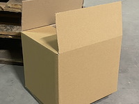 Ca. 500x verzenddozen 26x22x22cm, bruin - afbeelding 2 van  2