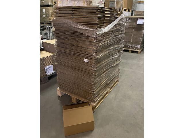 Ca. 500x verzenddozen 38x38x17cm, bruin - afbeelding 1 van  2
