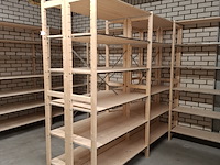 Ca 50mtr houten stelling - afbeelding 6 van  12