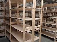 Ca 50mtr houten stelling - afbeelding 9 van  12