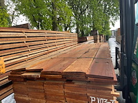 Ca. 50x angelim pedra beschoeiingsplanken, 20x200mm, lengte 350cm