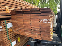 Ca. 50x angelim pedra beschoeiingsplanken, 20x200mm, lengte 350cm - afbeelding 3 van  3