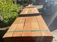 Ca. 50x angelim pedra beschoeiingsplanken, 20x200mm, lengte 450cm