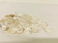 Ca. 50x bergkristal hartjes - afbeelding 2 van  4