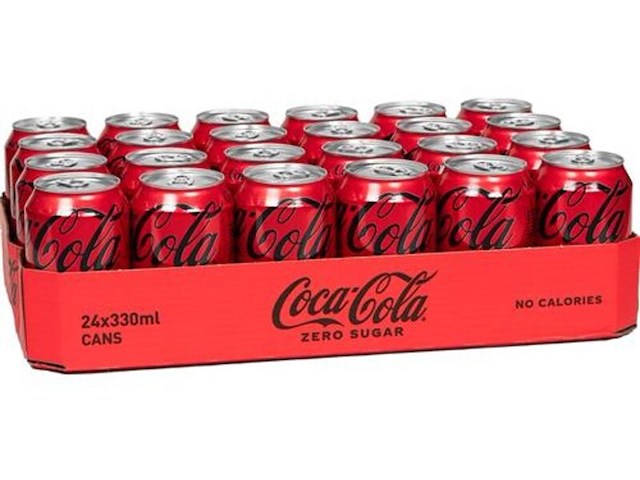 Ca. 50x coca cola - 24 pack, zero - afbeelding 1 van  1