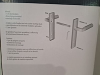 Ca. 50x deurkrukken, cubic, langschild - afbeelding 8 van  8