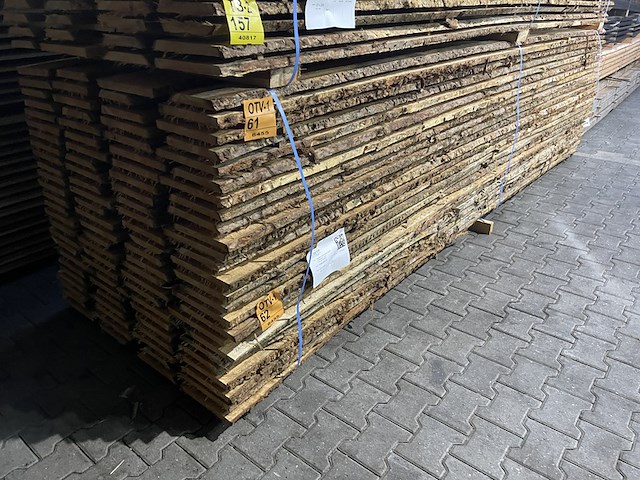 Ca. 50x douglas onbekantrechte schaaldelen, 22x200-250mm, lengte 400cm - afbeelding 4 van  4