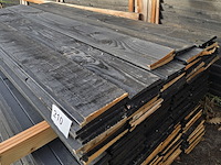 Ca. 50x douglas zweeds rabat zwart gecoat, 24×170mm, lengte 190cm (b keuze) - afbeelding 1 van  1