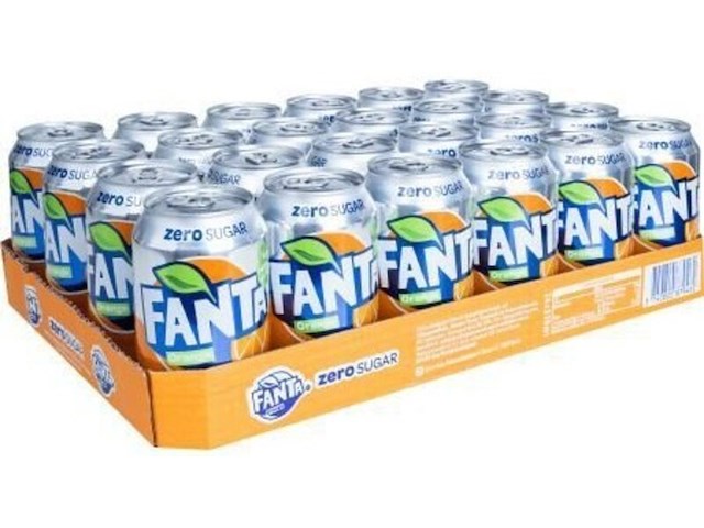 Ca. 50x fanta - 24 pack, zero - afbeelding 1 van  1