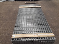 Ca. 50x gegalvaniseerde gaasmat, afmeting 90x180 cm, maaswijdte 5x5 cm, draaddikte 4 mm - afbeelding 2 van  4