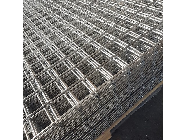 Ca. 50x gegalvaniseerde gaasmat, afmeting 90x180 cm, maaswijdte 5x5 cm, draaddikte 4 mm - afbeelding 5 van  5