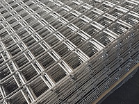 Ca. 50x gegalvaniseerde gaasmat, afmeting 90x180 cm, maaswijdte 5x5 cm, draaddikte 4 mm - afbeelding 5 van  5