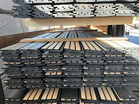 Ca. 50x grenen acoustic design profiel, 22x142mm, lengte 450cm - afbeelding 1 van  4
