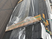 Ca. 50x grenen design- triple- deens profiel zwart gecoat, 18x140mm, lengte 510cm - afbeelding 1 van  3