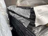 Ca. 50x grenen design- triple- deens profiel zwart gecoat, 18x140mm, lengte 510cm - afbeelding 3 van  3