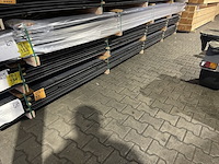 Ca. 50x grenen design profiel zwart gecoat, 18x142mm, lengte 510cm - afbeelding 4 van  4