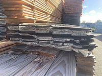 Ca. 50x grenen zweeds rabat zwart gecoat, 21x190mm, lengte 400cm - afbeelding 2 van  3