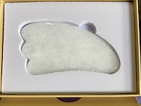 Ca. 50x guasha schraper witte jade wolk - afbeelding 2 van  3