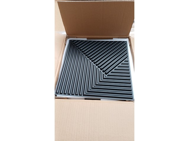 Ca. 50x kunststof tegel met motief 3d, black, 2026 - afbeelding 1 van  1