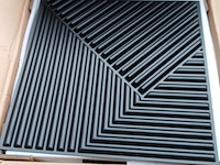 Ca. 50x kunststof tegel met motief 3d, black, 2026 - afbeelding 1 van  1