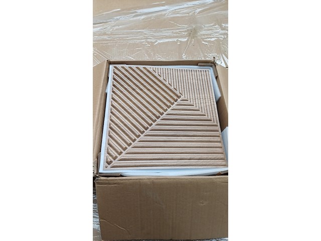 Ca. 50x kunststof tegel met motief 3d, maple, 2026 - afbeelding 1 van  1