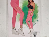 Ca. 50x legging neon roze, boland, legging - afbeelding 5 van  5