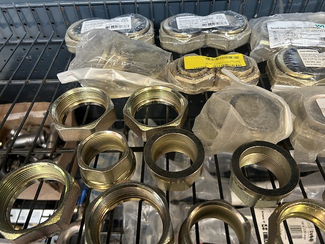 Ca. 50x messing koppelingen en fittingen - afbeelding 4 van  7