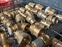 Ca. 50x messing koppelingen en fittingen - afbeelding 7 van  7