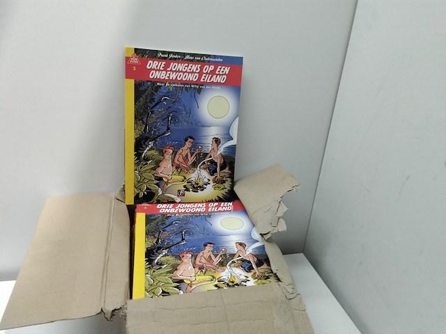 Ca. 50x nostalgisch. stripboek 3 jongens op onbewoond eiland - afbeelding 1 van  5