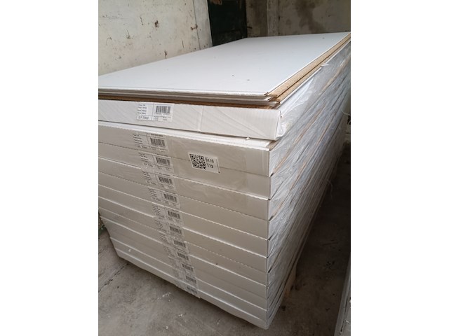 Ca. 50x plafondpaneel, elit, parel wit - afbeelding 1 van  4