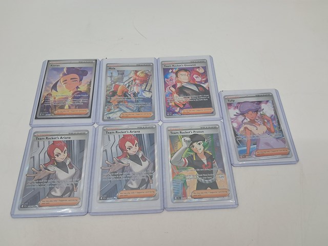 Ca. 50x pokémon kaarten, illustration rares & full-arts - afbeelding 7 van  20