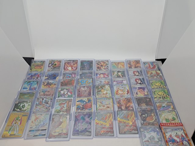 Ca. 50x pokémon kaarten, illustration rares & full-arts - afbeelding 1 van  20