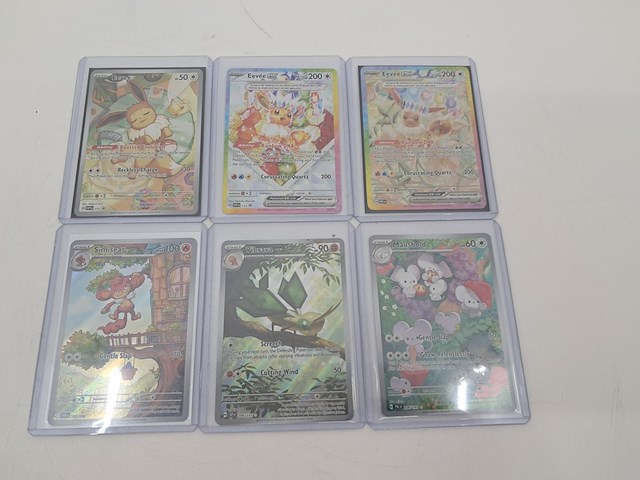 Ca. 50x pokémon kaarten, illustration rares & full-arts - afbeelding 18 van  20