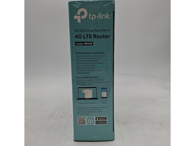 Ca. 50x router, tp-link, archer mr400 ac1200 dual band wi-fi 4g lte - afbeelding 4 van  6