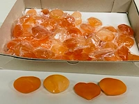 Ca. 50x seleniet hartjes, oranje