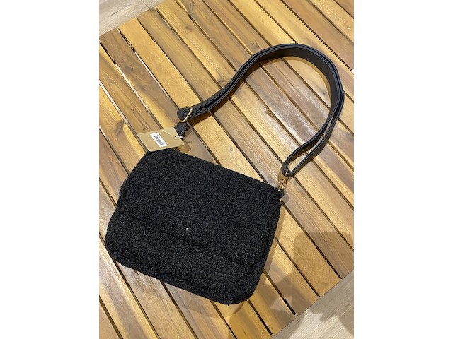 Ca. 50x tas, teddy, beige, zwart, wit - afbeelding 2 van  5