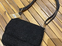 Ca. 50x tas, teddy, beige, zwart, wit - afbeelding 2 van  5