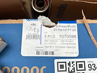 Ca. 50x uponor s-press plus t-stukken - afbeelding 5 van  6