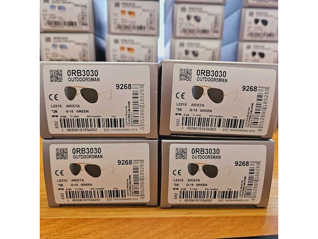 Ca. 50x zonnebrillen, rayban, o.a. aviator, marshal en outdoorsman - afbeelding 6 van  39