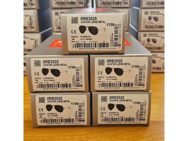 Ca. 50x zonnebrillen, rayban, o.a. aviator, marshal en outdoorsman - afbeelding 9 van  39