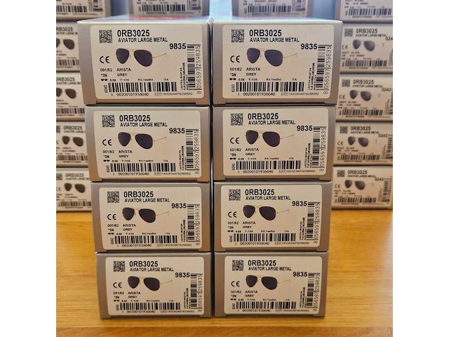 Ca. 50x zonnebrillen, rayban, o.a. aviator, marshal en outdoorsman - afbeelding 19 van  39