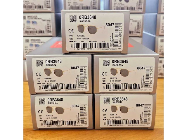 Ca. 50x zonnebrillen, rayban, o.a. aviator, marshal en outdoorsman - afbeelding 26 van  39