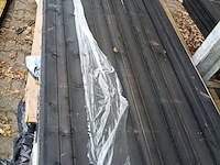 Ca. 50x zweeds rabat zwart, 240 cm - afbeelding 1 van  3