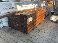 Ca. 51x grenen balken geschaafd geïmpregneerd, 45x145mm, lengte 600cm - afbeelding 4 van  4