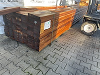 Ca. 51x grenen balken geschaafd geïmpregneerd - afbeelding 4 van  4