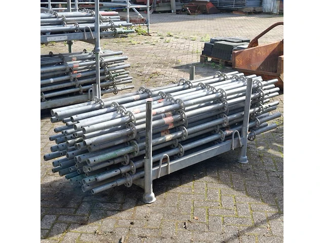 Ca. 51x staanders met pen, layher, allround | 200 cm (ring 50), in transportbok - afbeelding 4 van  6
