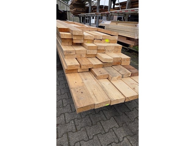 Ca. 51x vuren balken - afbeelding 3 van  4