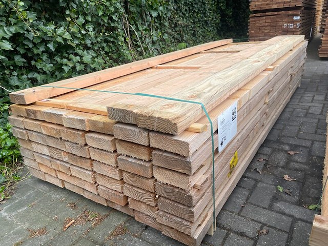 Ca. 52x douglas balken fijnbezaagd, 50x150mm, lengte 300cm - afbeelding 4 van  4